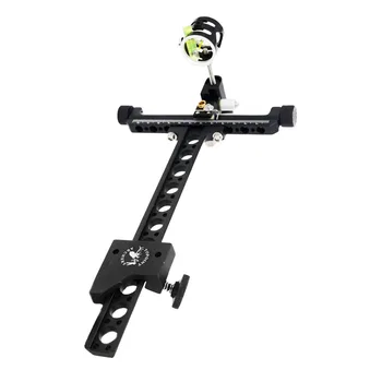 

1-Pin 4x CNC Archery Competition Compound Bow Sight With Micro Adjustable Pole