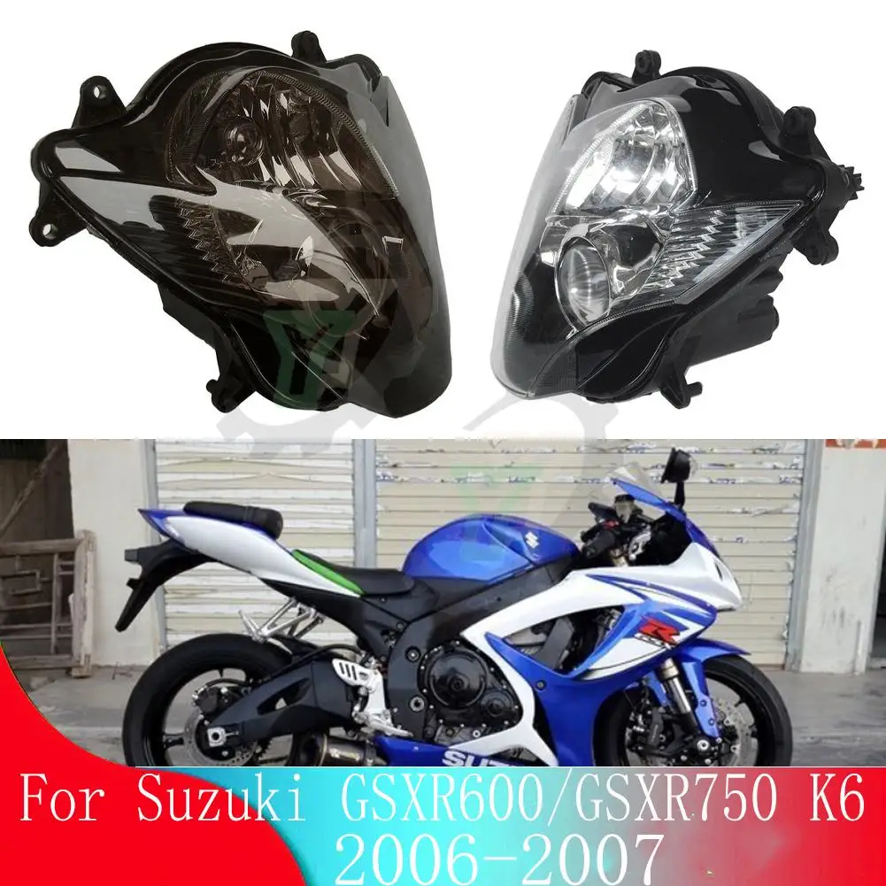 GSXR750/GSXR600 GSX-R Motorcycle Front Headlight Headlamp Head Light Lighting Lamp For SUZUKI GSXR 600/GSXR 750 K6 2006-2007 |