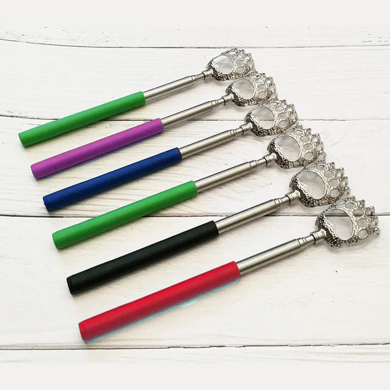 NEW Portable Back Telescopic Anti Itching Massager Random Color Claw Back Scratcher Massage Telescopic Itch Scratching 21-58CM