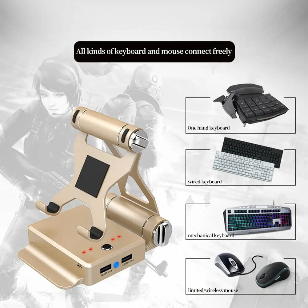 DishyKooker GameSir BattleDock Bluetooth геймпад Проводная клавиатура-мышь-конвертер FPS мобильный игровой инструмент без проблем для PUBG