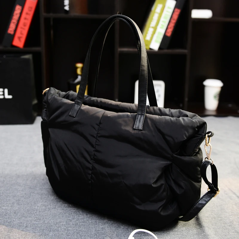Новинка, зимние женские сумки, женская теплая сумка для переноски, сумка, модная, космическая, хлопок, материал, большая посылка, пуховик, сумка, мешок, Основная сумка