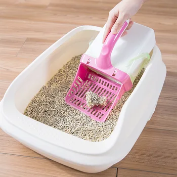 

Hot Selling New Products Cat Supplies One-piece Cat Shovel Cat Litter Scoop Pet Pooper Scooper CAT Shovel