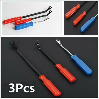 

3*Car Door Panel Clips Pliers Removal Fastener Repair Tool For Installing And Disassembling Audio Equipment/ Trim Strips Panels