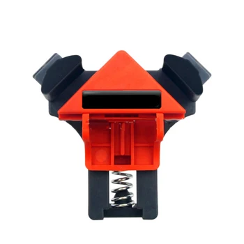 

Woodworking Hand Tool 90 Degree Right Angle Picture Frame Corner Clamp Clip Holder Kit