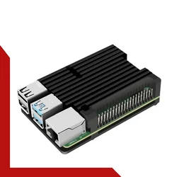 Boîtier métallique de refroidissement passif en alliage d'aluminium, boîtier de protection pour Raspberry Pi 4 ModFor Raspberry Pi 4 modèle B 