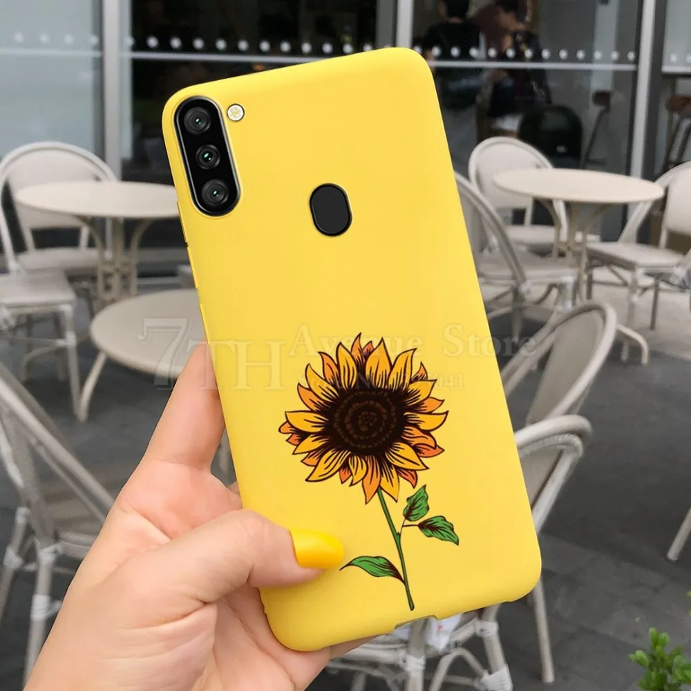 Poco M3 Silicone Phone Case For Xiaomi Poco M3 Cases Sunflower Printed Soft TPU Back Cover Funda For Xiaomi Poco M 3 M3 PocoM3 leather case for xiaomi