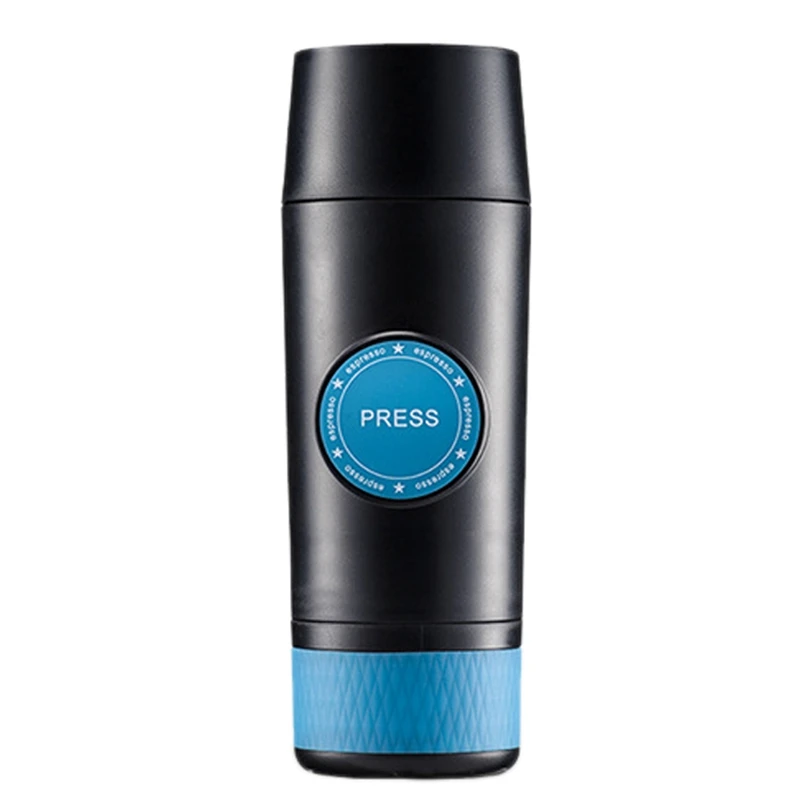 

Coffee Machine Manual Espresso Machine Portable Outdoor Travel Coffee Coffee Machine Black & blue