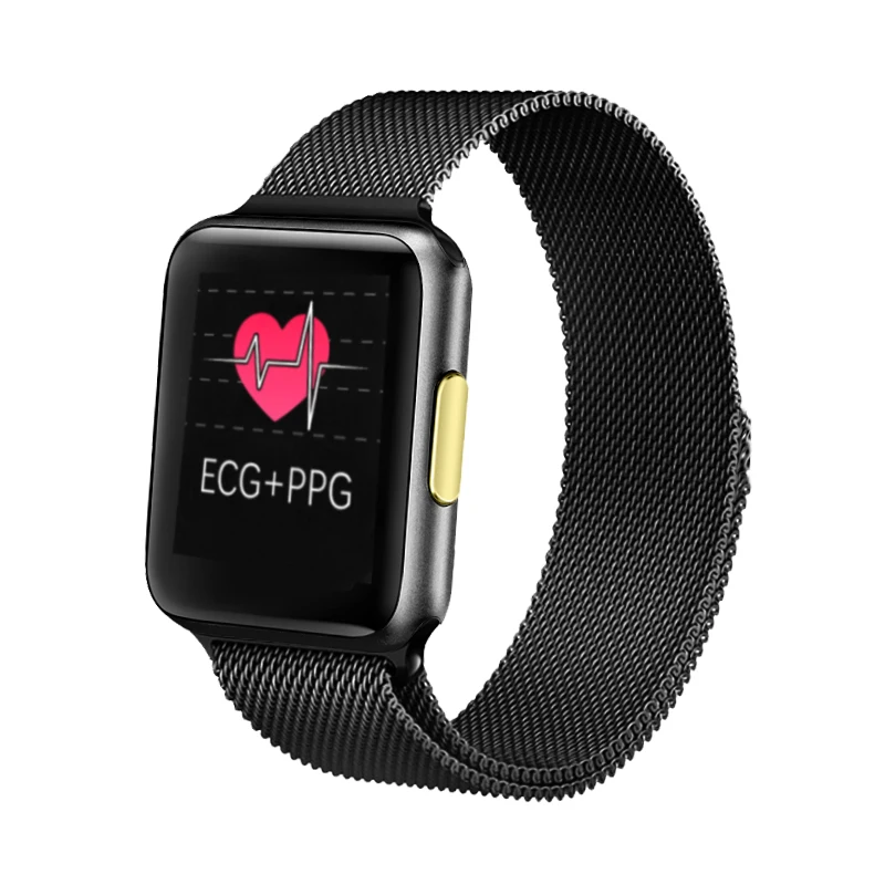 

2020 New Ecg Ppg Smart Watches Blood Pressure Monitor Sport Fitness Watch for Android IOS Ip68 Smartwatch Women Men Bracelets