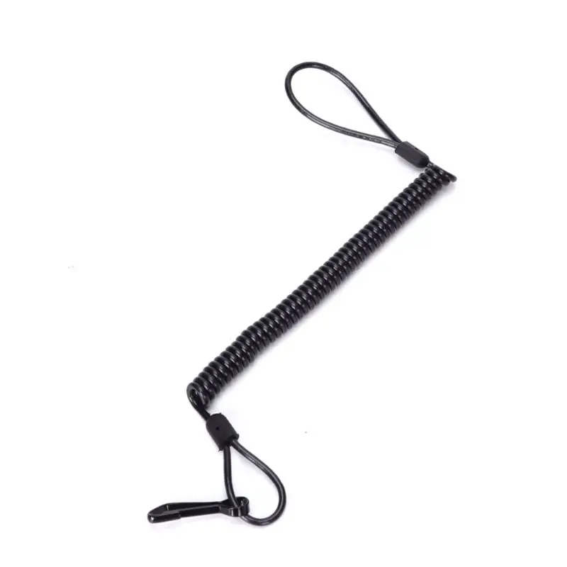 Retractable Plastic Spring Elastic Rope Small Object Hanging Fishing Lanyard