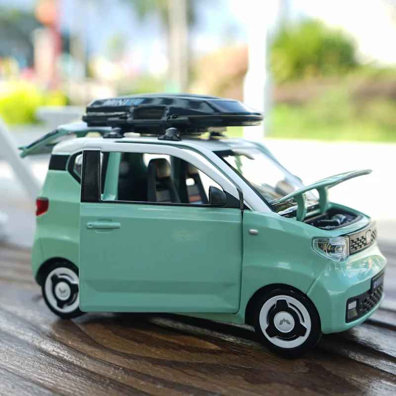Масштаб 1:24 Для Wuling Hongguang Лицензированная Коллекционная модель автомобиля из