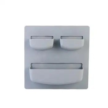 

Non-perforated Kitchen Storage Rack Holder Wall Hanging Organizer