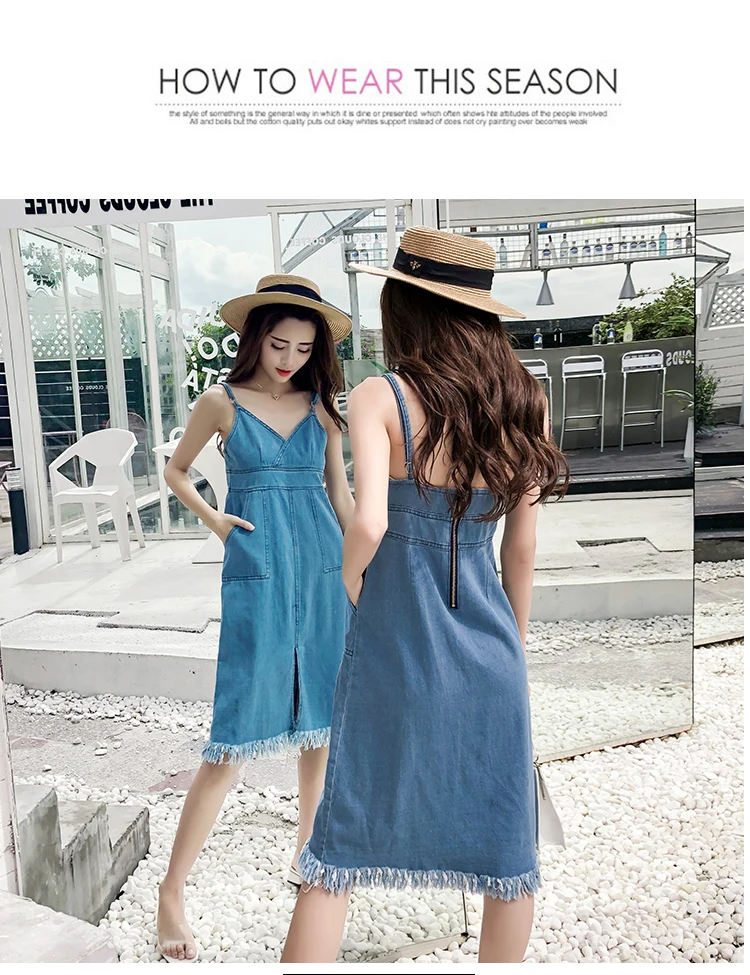 Синие вечерние платья Boho Femme, сексуальное женское пляжное Повседневное платье и джинсовый сарафан, женские рождественские Сарафаны