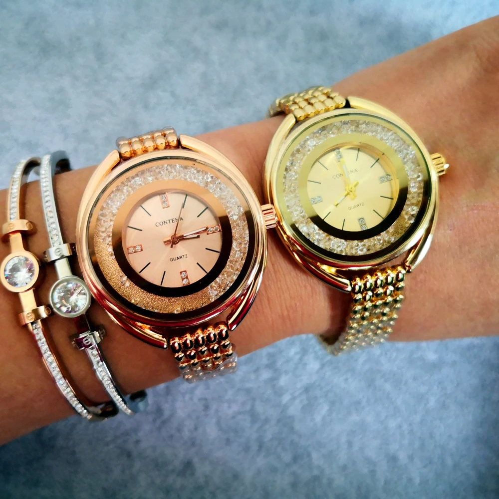 Reloj mujer, серебряные женские часы, роскошные модные брендовые ЖЕНСКИЕ НАРЯДНЫЕ часы, кварцевые наручные часы из сплава для девушек, женские часы с кристаллами