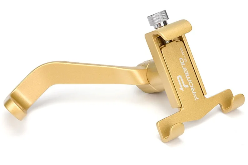 SJJ-295E Gold Велосипедный Электрический велосипед мобильный телефон кронштейн Универсальный алюминиевый сплав 22,2-31,8 мм ручка бар навигационный держатель 2 типа велосипед acce - Цвет: SJJ-295E Gold