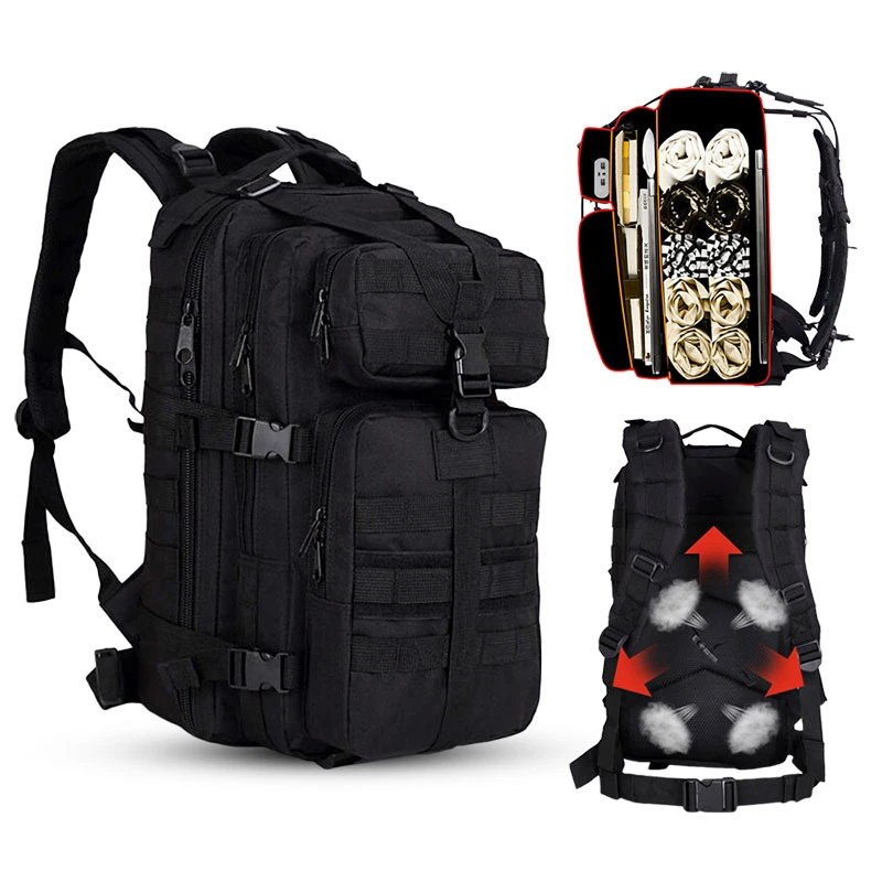 35l Multipurpose Climbing Hiking Military Tactical Backpack Men