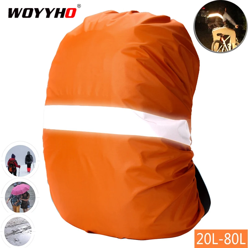 Good Value Backpack 20L Case Bag-Cover Reflective Dustproof Climbing Hiking 80L Outdoor Camping y5KjBlaOJ