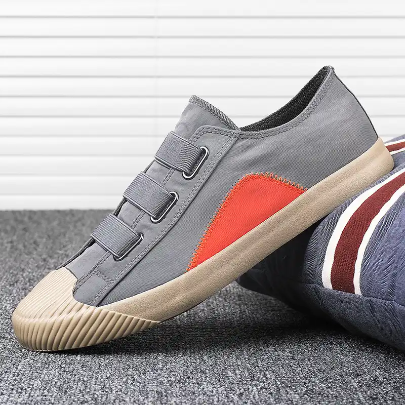 9時スリップオン男性のキャンバスシューズ通気性丈夫混合色の男性の靴の品質快適なzapatosデhombre メンズカジュアルシューズ Aliexpress