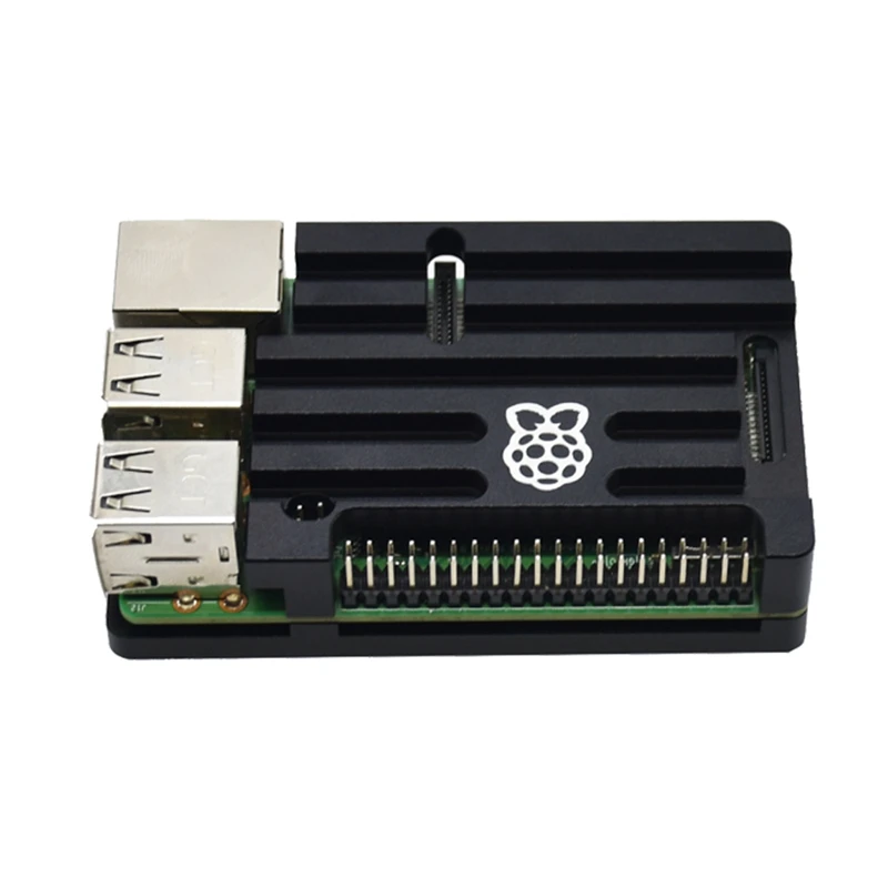 3 в 1 Raspberry Pi Model B +(Plus) + ЧПУ Алюминий чехол 5V 3A Мощность адаптер с поддержкой Wi Fi и
