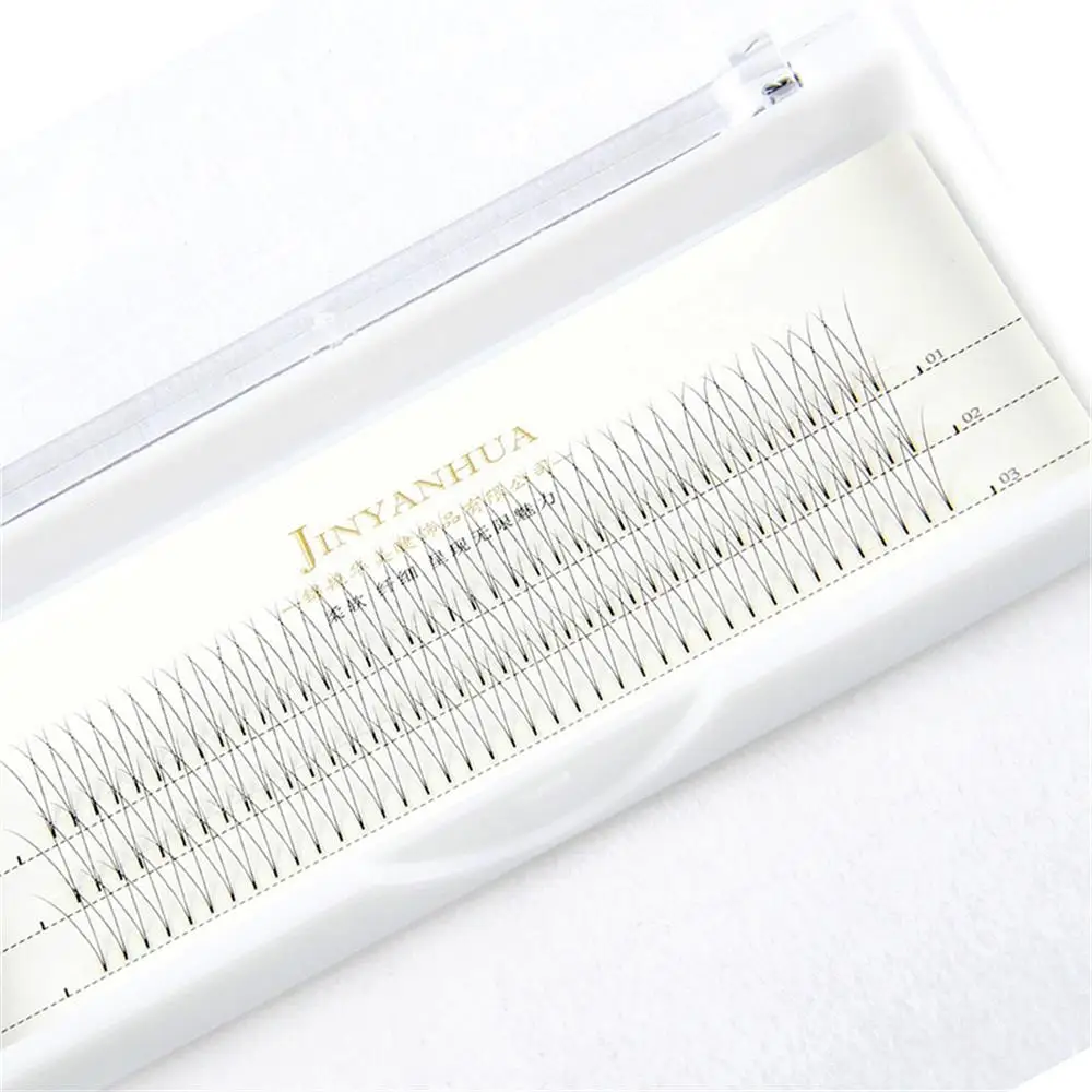 JINYANHUA 2d 3d Soft Natural Mink Eyelashes 3/12row Handmade Premade Volume Fans Eyelash Extension Maquillage Femme False Lashes JINYANHUA 2d 3d Soft Natural Mink Eyelashes 3/12row Handmade Premade Volume Fans Eyelash Extension Maquillage Femme False Lashes