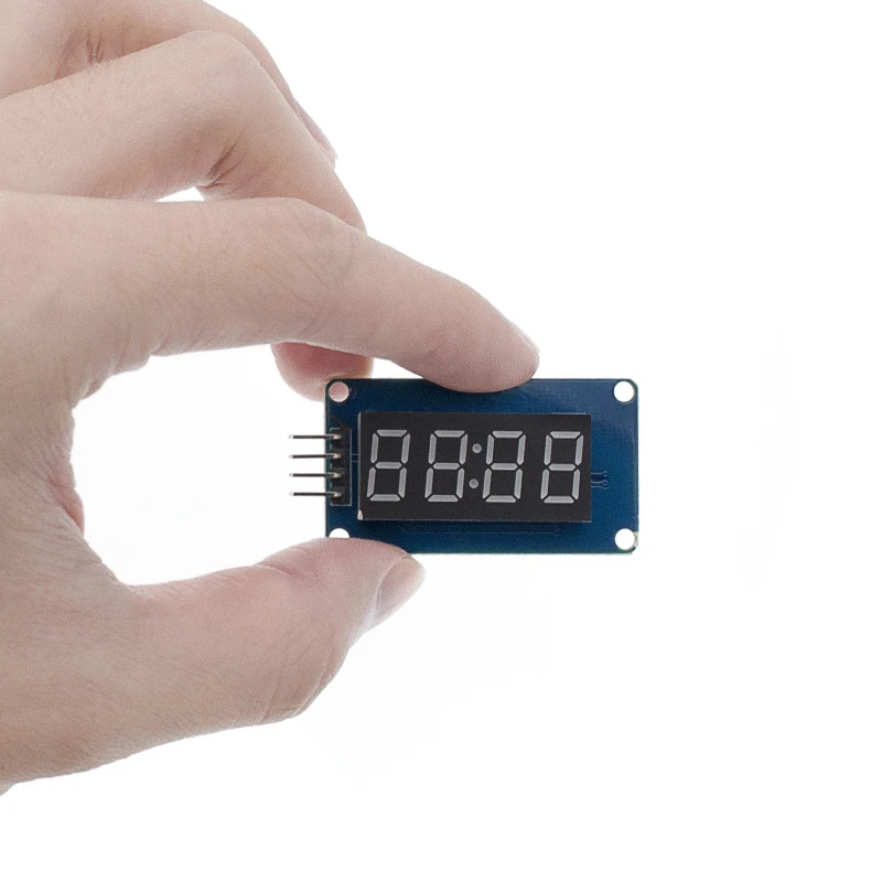 TM1637 4 бит цифровой светодиодный Дисплей модуль для arduino 7 сегментный 0 36 дюйма часы