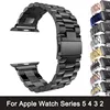 Metal Watchband band for Apple Watch Series 6 se 5 4 3 42mm 44mm Stainless Steel Bracelet Strap Adapter for iWatch Band 38mm40mm ► Photo 2/6