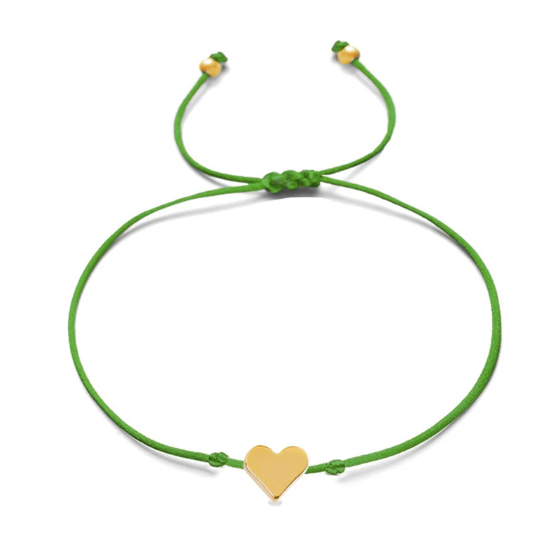 Bracelet Jewelry Bohemian Love Heart Rope Bracelet Adjustable Couple