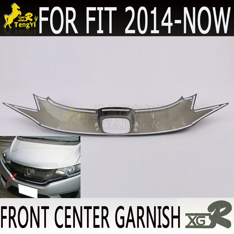 xgr front middle garnish for fit 2014 2015 2016 2017 2018 car decoration body part chromed type | Автомобили и мотоциклы