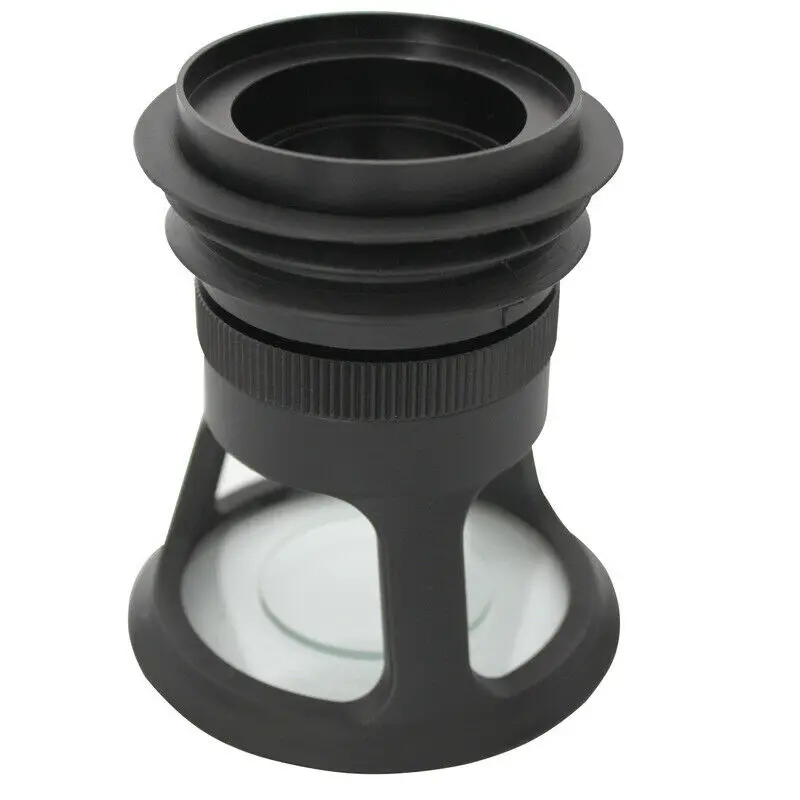 

Настольная цилиндрическая Лупа масштаб Лупа 5x отпечаток пальца сравнение печать Рука помощи увеличительное стекло