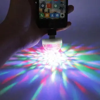 

Mini USB LED Disco Stage Light Portable Family Party Magic Ball Colorful Light Bar Club Stage Effect Lamp For Mobile Phone