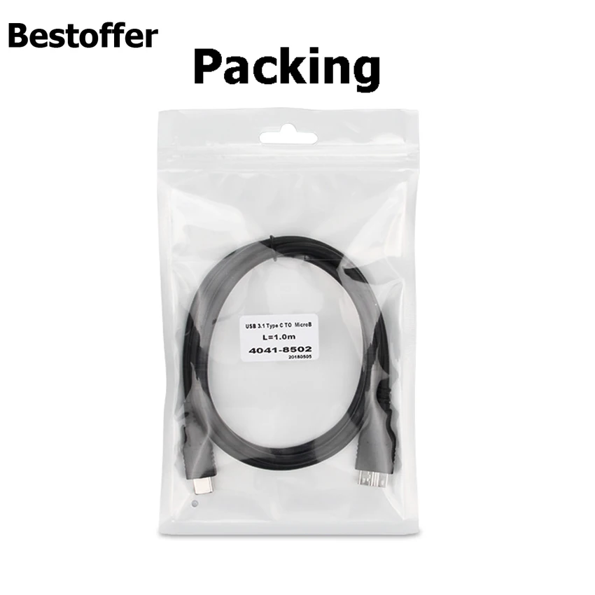 5 шт./лот USB C 3,1 к Micro B 3,0 кабель(Gen2/10 Гбит/с) внешний жесткий диск кабель для MacBook(Pro), Galaxy S5 Note 3