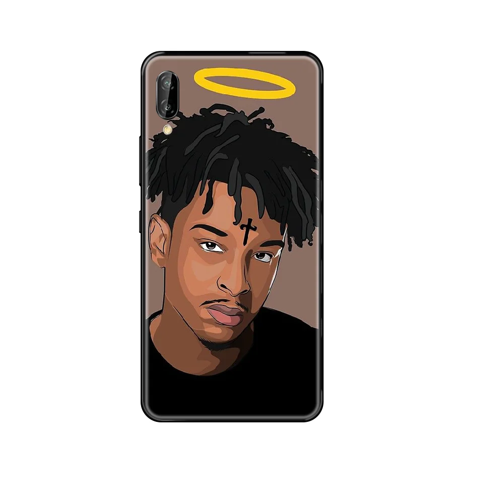 Rapper kodak black Phone case For Huawei Honor Mate 5 6 7 8 9 10 20 A C X Lite black trend shell luxury cover tpu waterproof