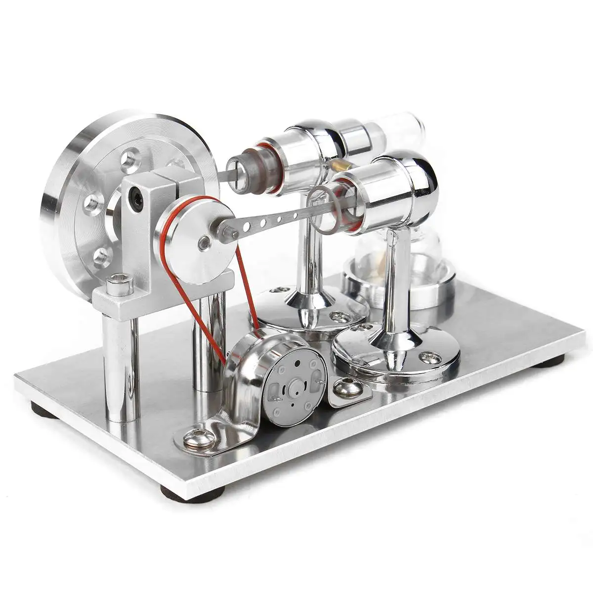 Physics Hot Air Stirling Engine Model Power Generator Motor Educational Steam Toy Science Experiment Kit Set For Children | Канцтовары