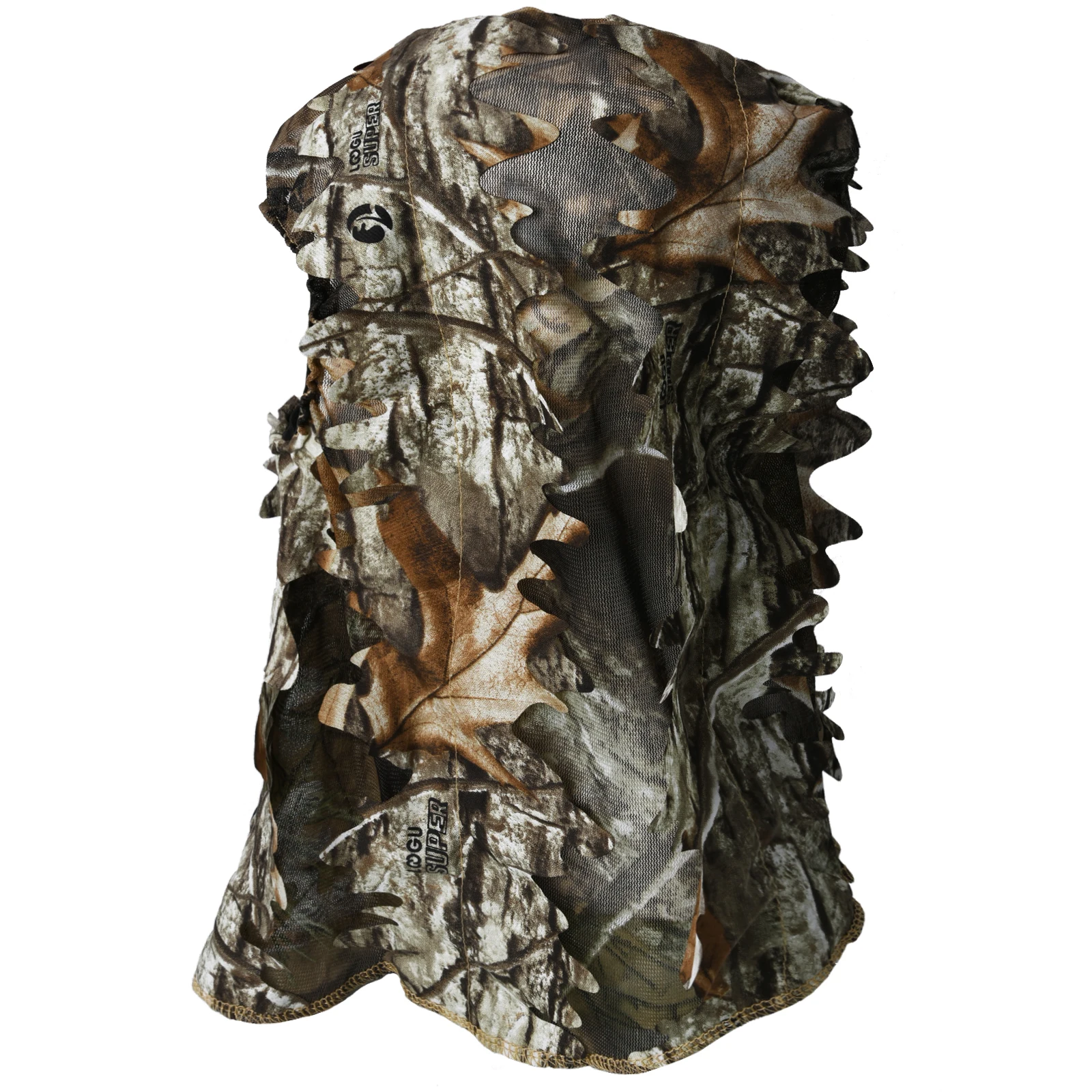 

MENFLY 3D Hunting Clothing Accessories Headgear Tree Pattern Camouflage Breathable Mesh Anti-mosquito Secret Safari Hat Supplies