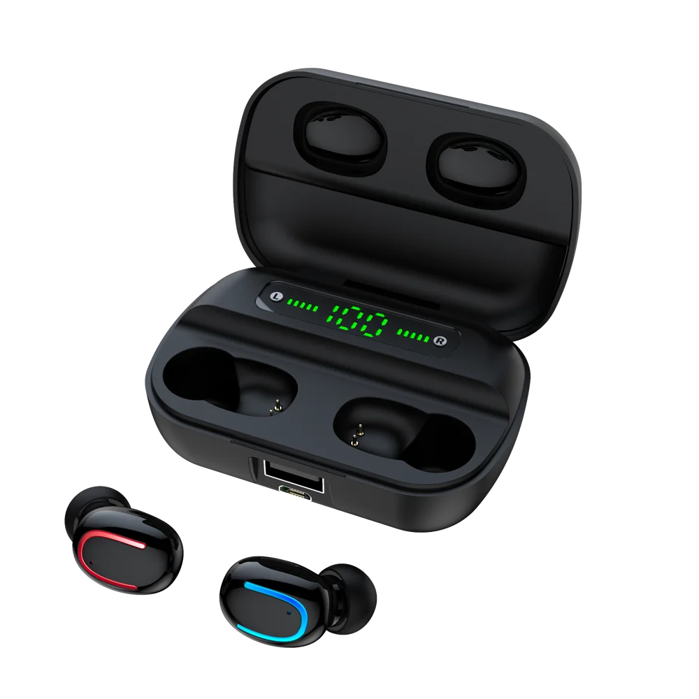 TWS Bluetooth наушники с громкой связью, бинауральные Bluetooth наушники для телефона, 3D стерео музыкальные наушники, беспроводные мини-наушники