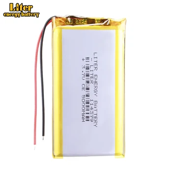 Good Qulity 3.7V,5000mAH 114379 Polymer lithium ion / Li-ion battery for tablet pc BANK,GPS,mp3,mp4