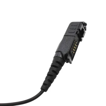 

Ear Hook Earpiece Walkie Talkie Black PU For Motorola Xir P6600 P6620 XPR3300