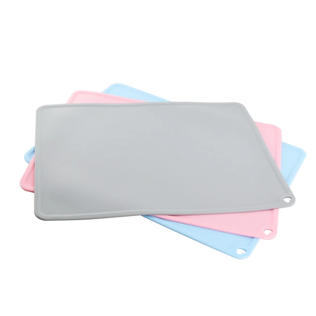 Silicone Slap Mat 410*310mm Blue/ Gray Clean-up Or Resin Transfer Light  Curing Pad 3D Printer Parts For DLP SLA UV Accessories