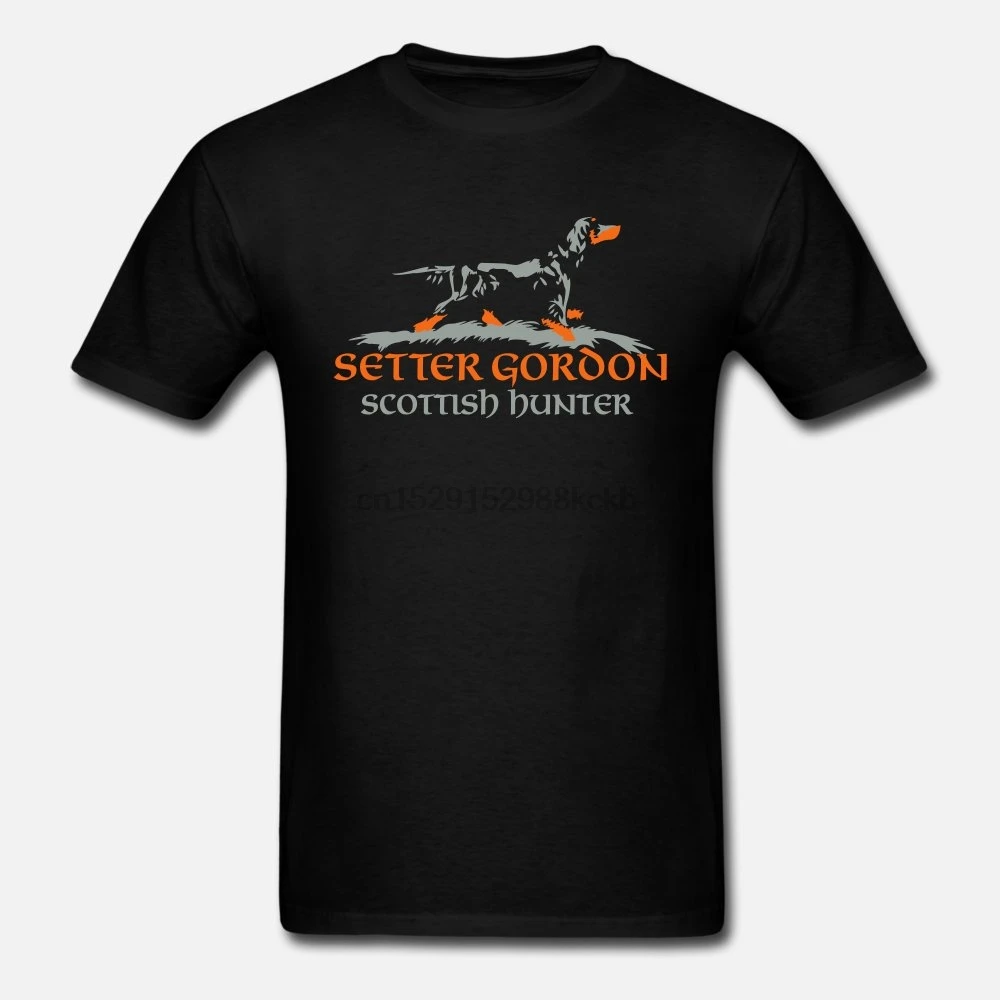Для мужчин футболка setter_gordon_scottish_hunter футболки женщин-футболка |