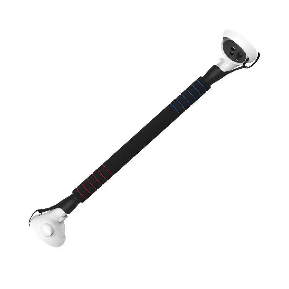 VR Light Handle VR Touch Controller For Oculus Quest 1/2 Long Stick Dual Handle Extension Grips Playing Beat Saber Games