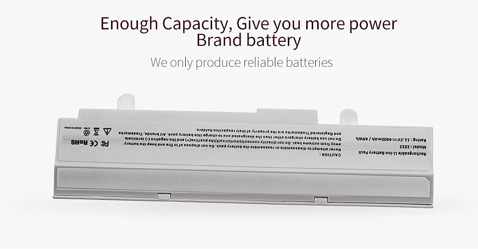 Apexway белый 4400 мАч аккумулятор для ноутбука Asus Eee PC 1215N 1011 VX6 1015B 1015PE 1011B 1011BX 1011C 1015P 1015T 1015PN 1016P