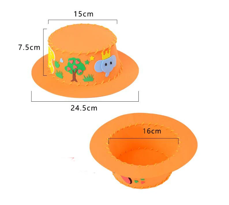 Hand-made 3D EVA Hat Children DIY Handmade Hat Eco-friendly 3D EVA Handmade Craft Gifts Kits DIY Hat Craft Toys for Kids GYH 2 Hand-made 3D EVA Hat Children DIY Handmade Hat Eco-friendly 3D EVA Handmade Craft Gifts Kits DIY Hat Craft Toys for Kids GYH 2