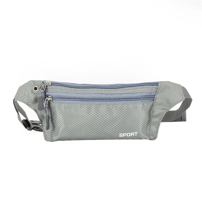 Aelicy Fashion Mini Fanny Pack For Women Men Portable USB Waist Pack Travel Multifunctional Waterproof Phone Belt Bag 1107