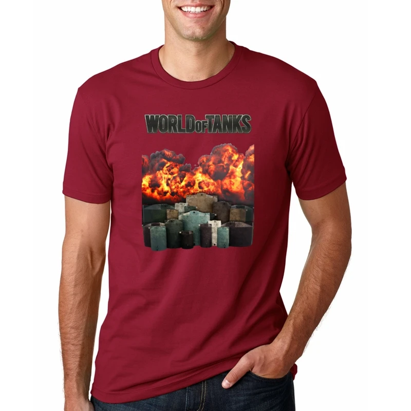Футболка World of Tanks 100% хлопок новинка S L M XL XXL WOT |