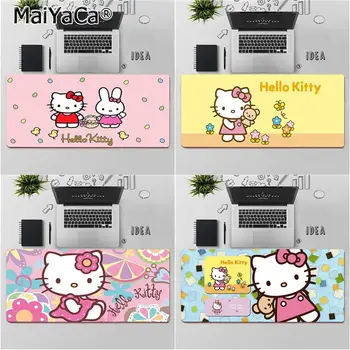 

Maiya High Quality girlfriend gift hello kitty Rubber Mouse Durable Desktop Mousepad Rubber Computer Gaming mousepad