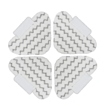 

4 Pcs Triple-cornered Steam Mop Replacement Pads For Shark Lift-Away Pro/Genius Mop S3973 S3973D S5002 S6001 S6002 Washable Micr
