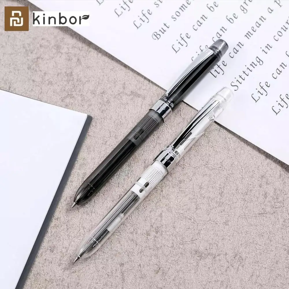Youpin Kinbor 3way многофункциональный ручки 0 5 мм черный красный стержень сменный