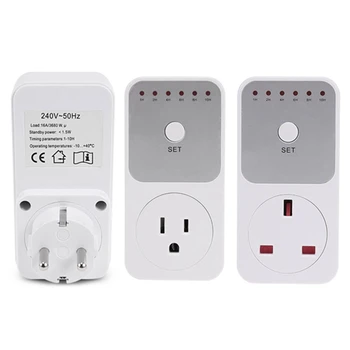 

Smart Control Countdown Timer Switch Plug-In Socket Auto Shut Off Outlet Uk Plug