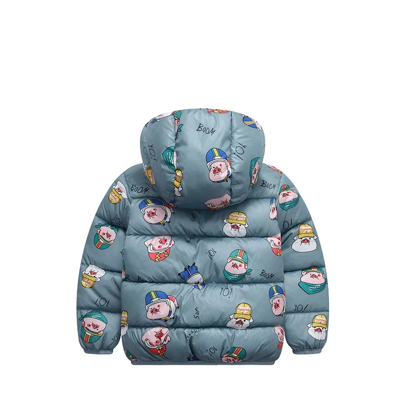 Г. Осенне-зимняя новая стильная детская хлопковая стеганая куртка короткая пуховая куртка с капюшоном одежда с хлопковой подкладкой для мужчин и женщин