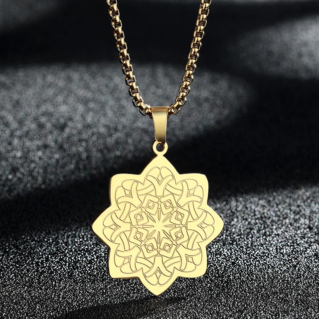 Dainty Mythology Medusa Gorgon Necklace Women Men Ancient Greek Symbol Jewelry  Stainless Steel Pagan Necklace Collar SPA163