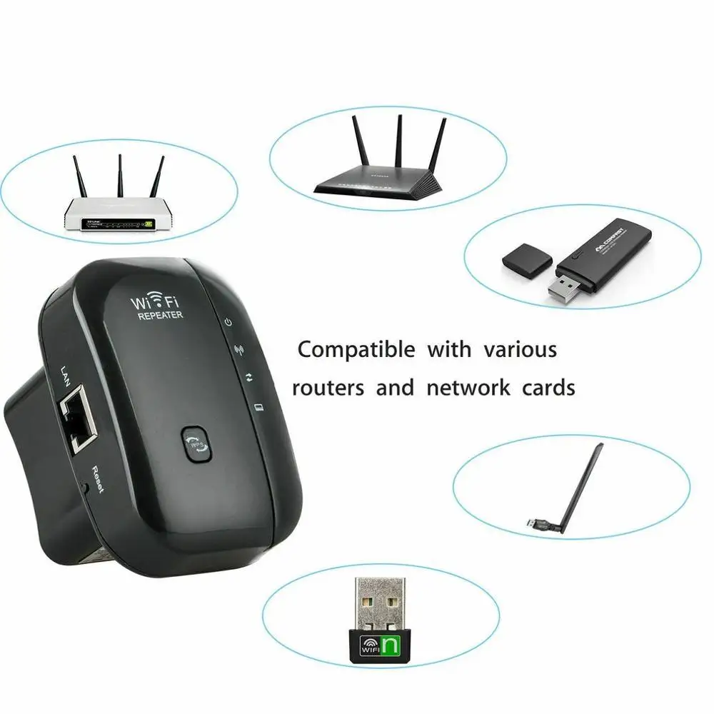 Беспроводной WiFi ретранслятор Wifi удлинитель 300 Мбит/с усилитель WiFi 802.11N/B/G усилитель Wi fi Reapeter точка доступа